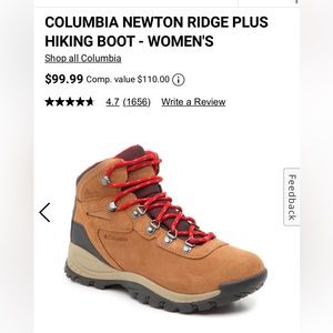 Columbia Women’s hiking boots